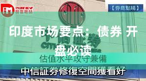 印度市场要点：债券 开盘必读