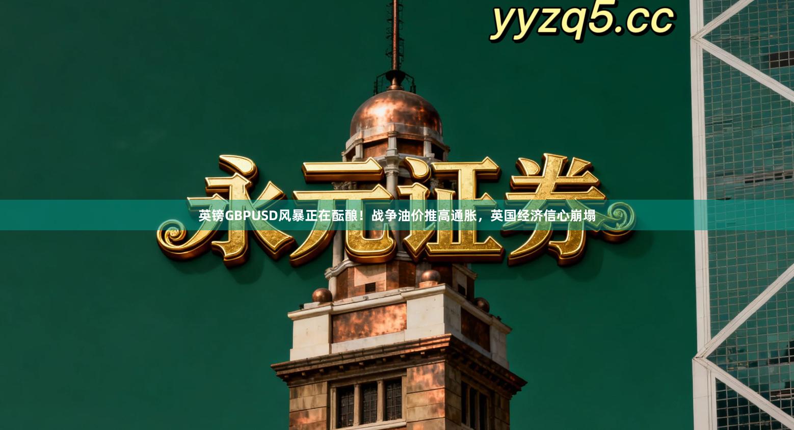 英镑GBPUSD风暴正在酝酿！战争油价推高通胀，英国经济信心崩塌